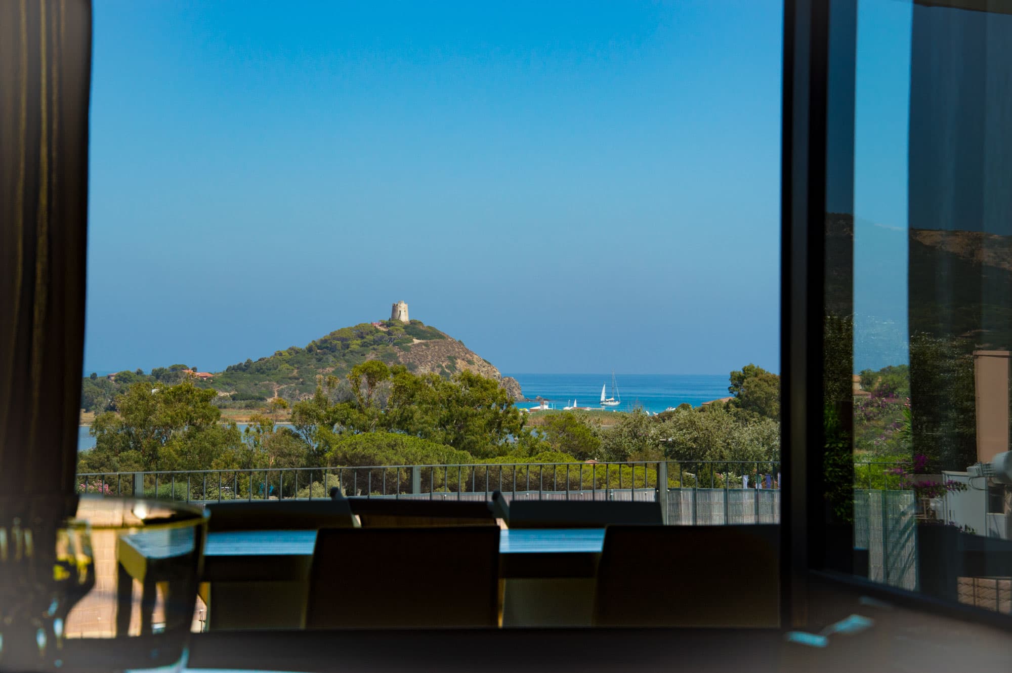 panorama sul mare e sulla torre dalla casa
